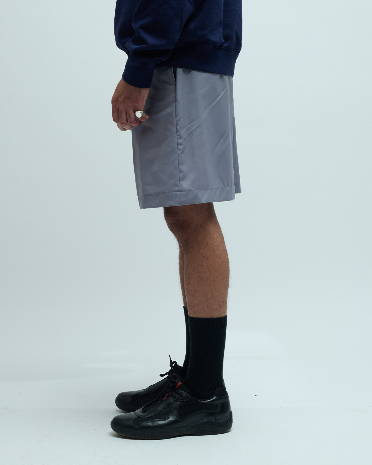 Ake Virgin Wool Drawstring Shorts