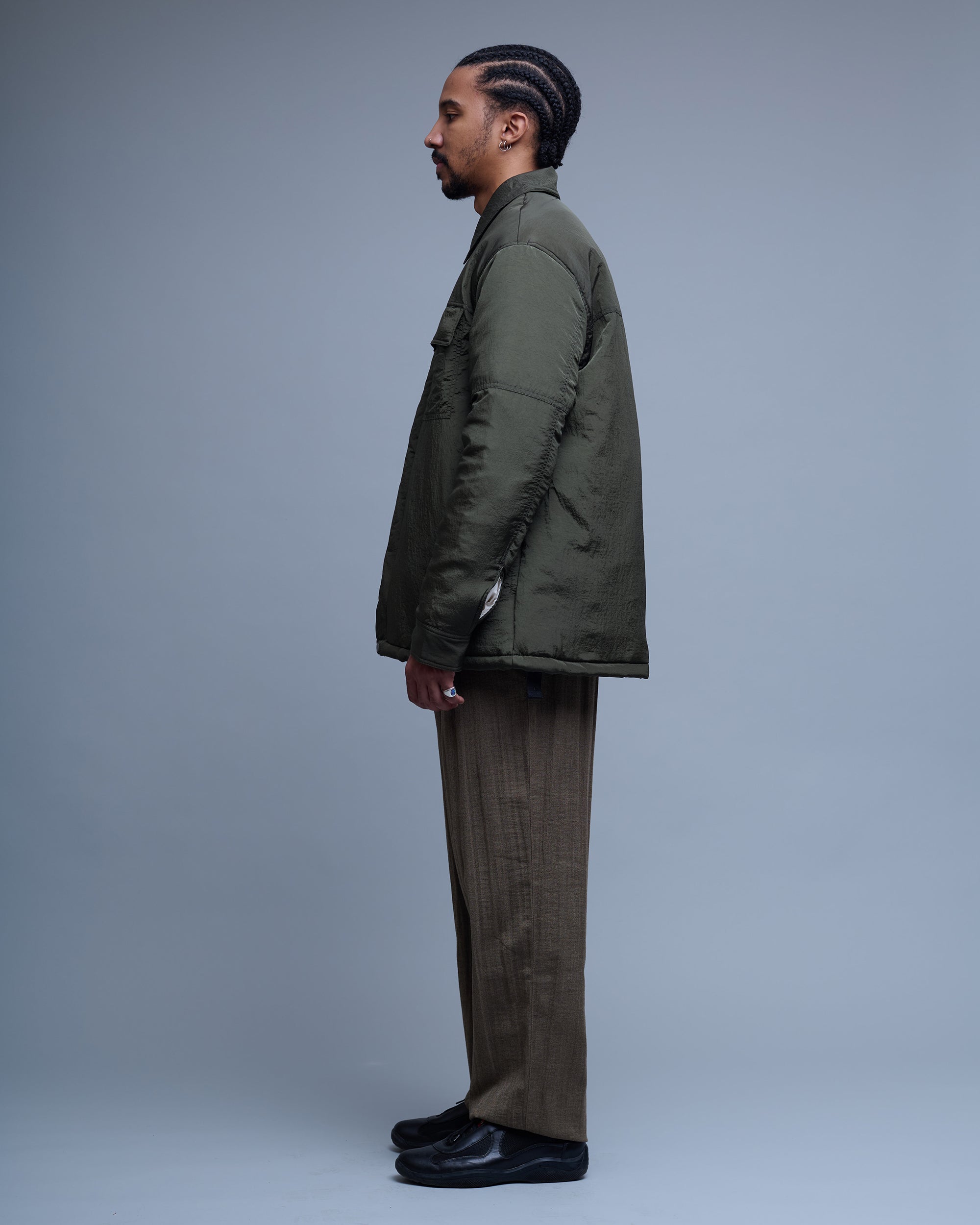 Nylon Padded Overshirt