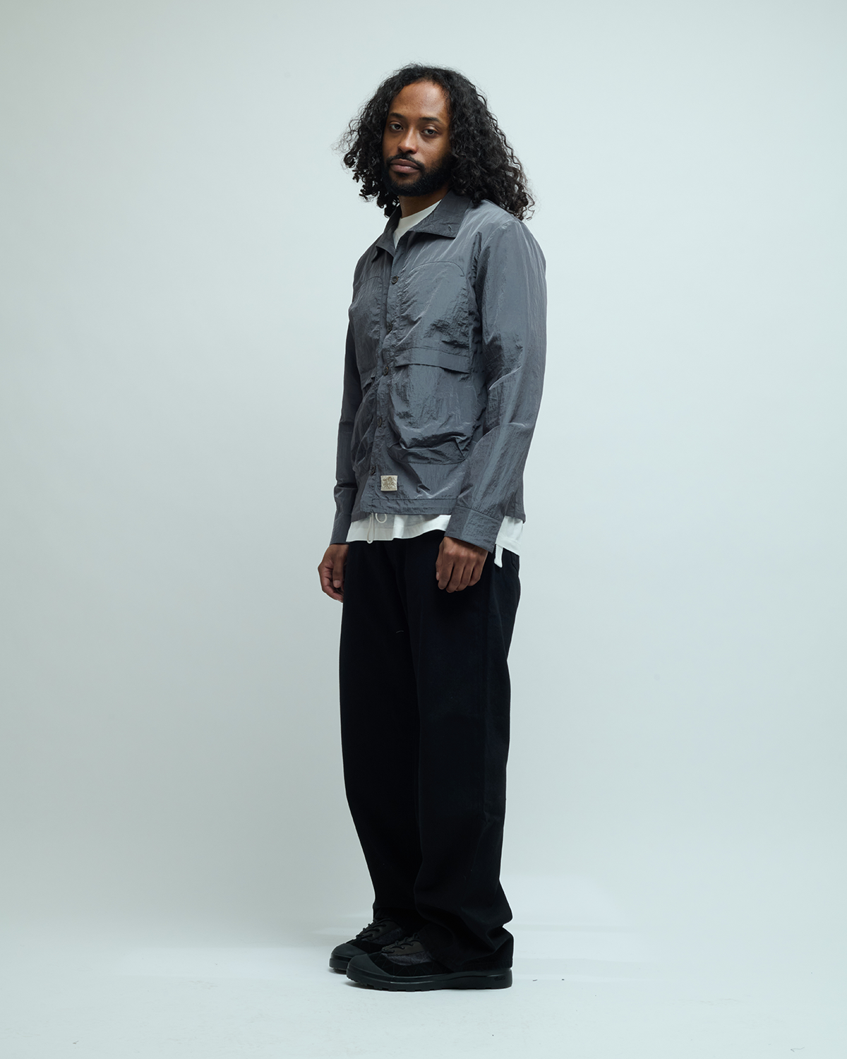 Epitome Shiny Nylon Overshirt