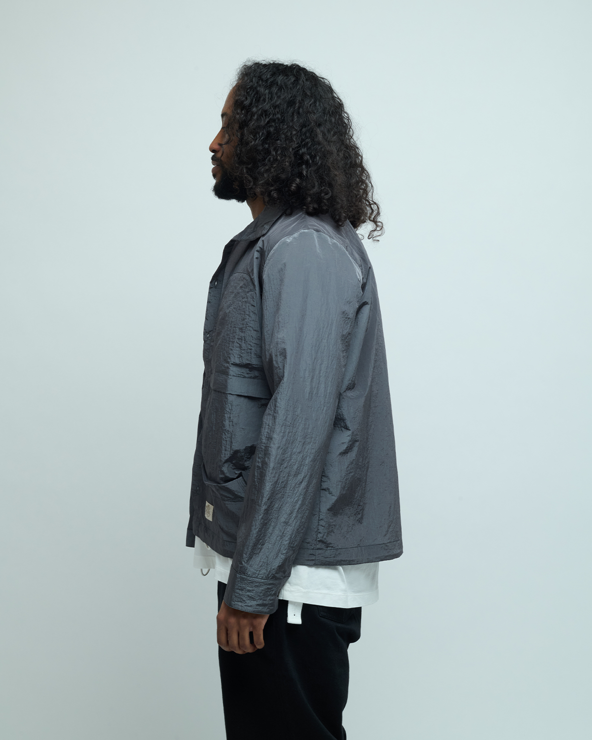 Epitome Shiny Nylon Overshirt