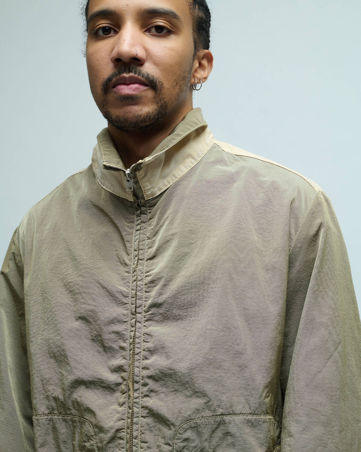 Wanderer Canvas Nylon Cotton Track Jacket