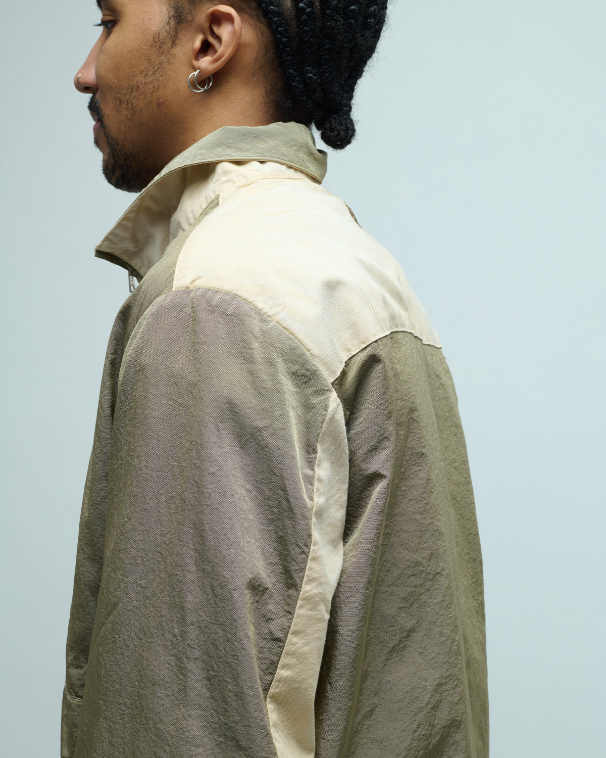 Wanderer Canvas Nylon Cotton Track Jacket