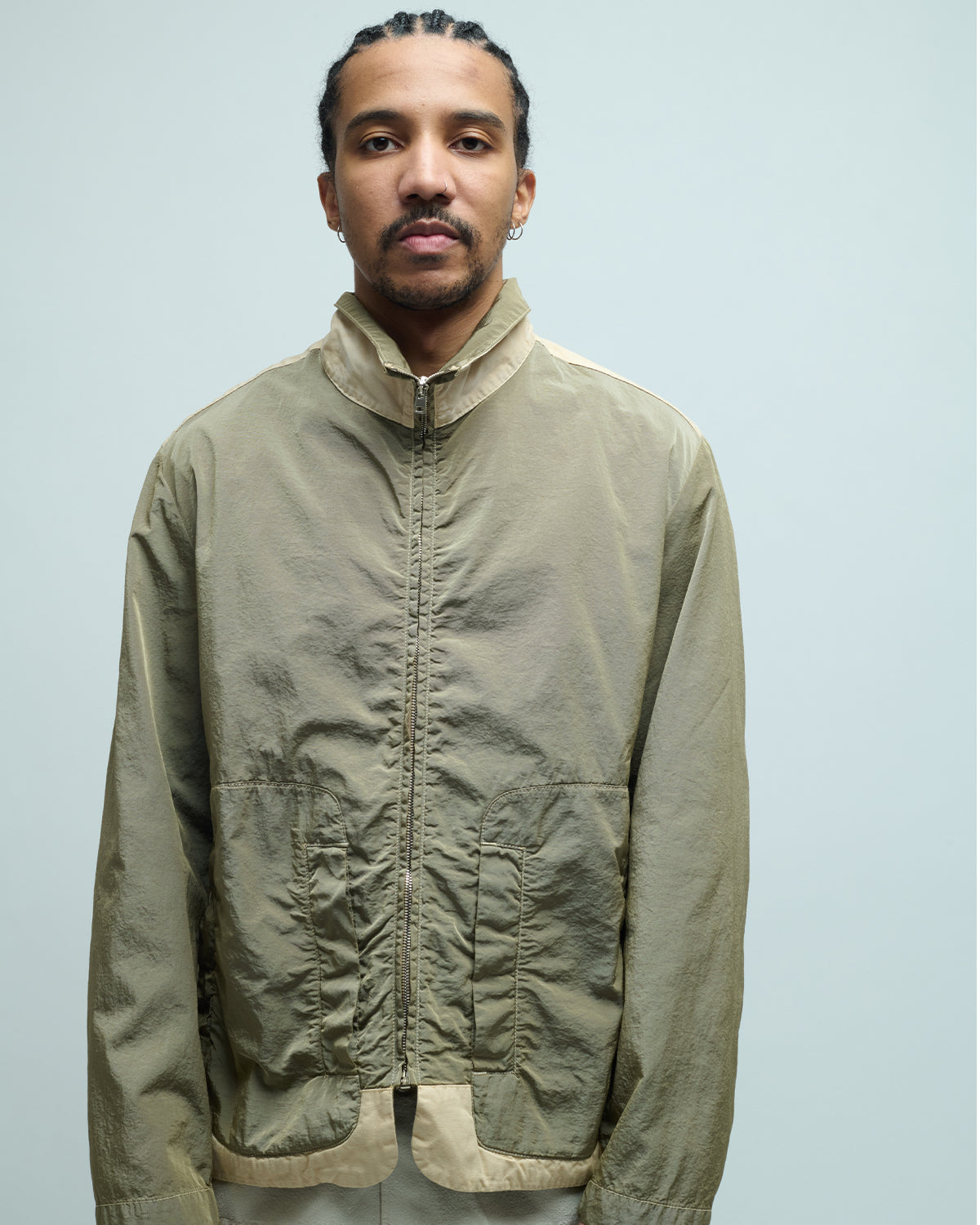 Wanderer Canvas Nylon Cotton Track Jacket