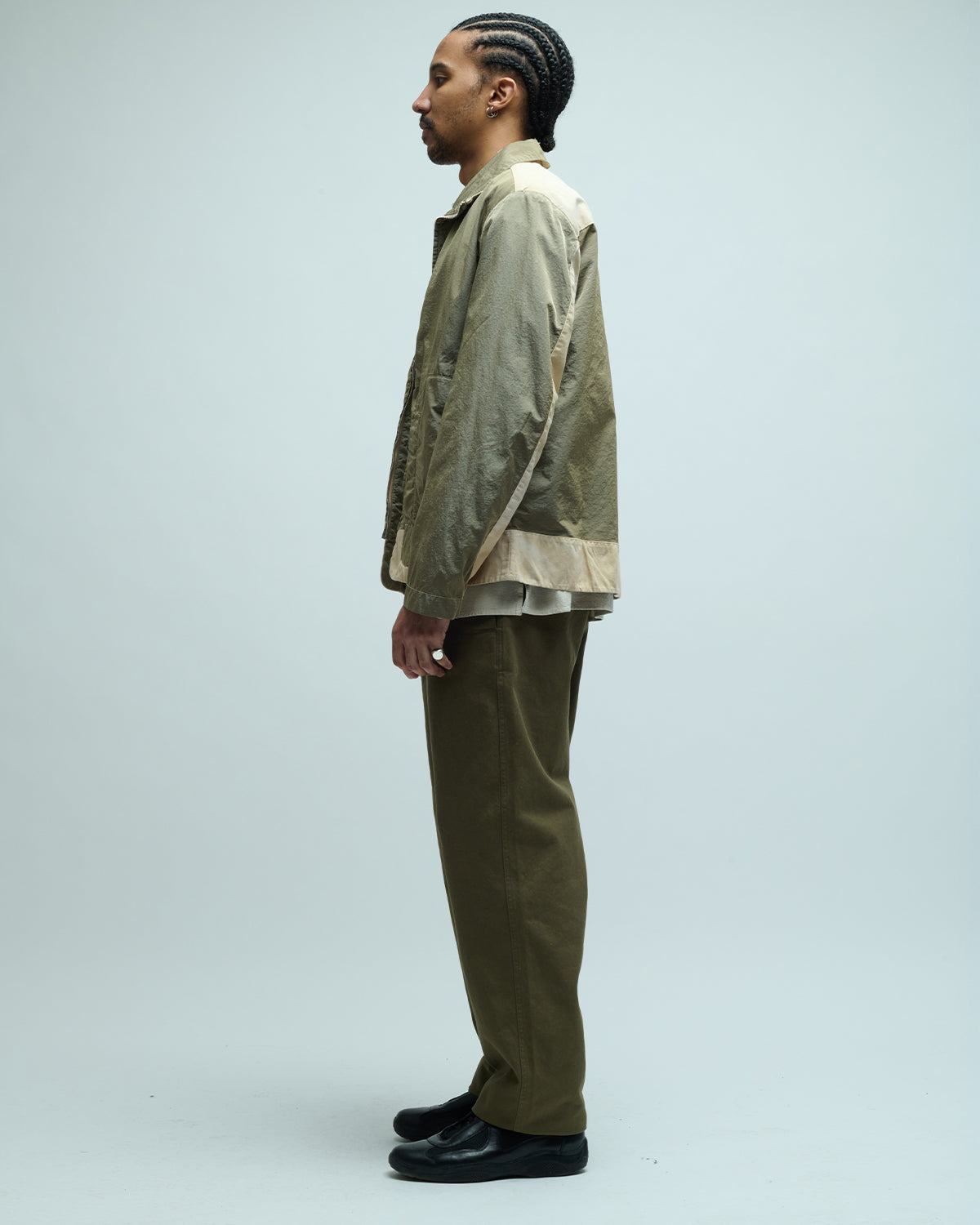 Canvas Nylon Track Jacket by Ranra | 80s-Inspired