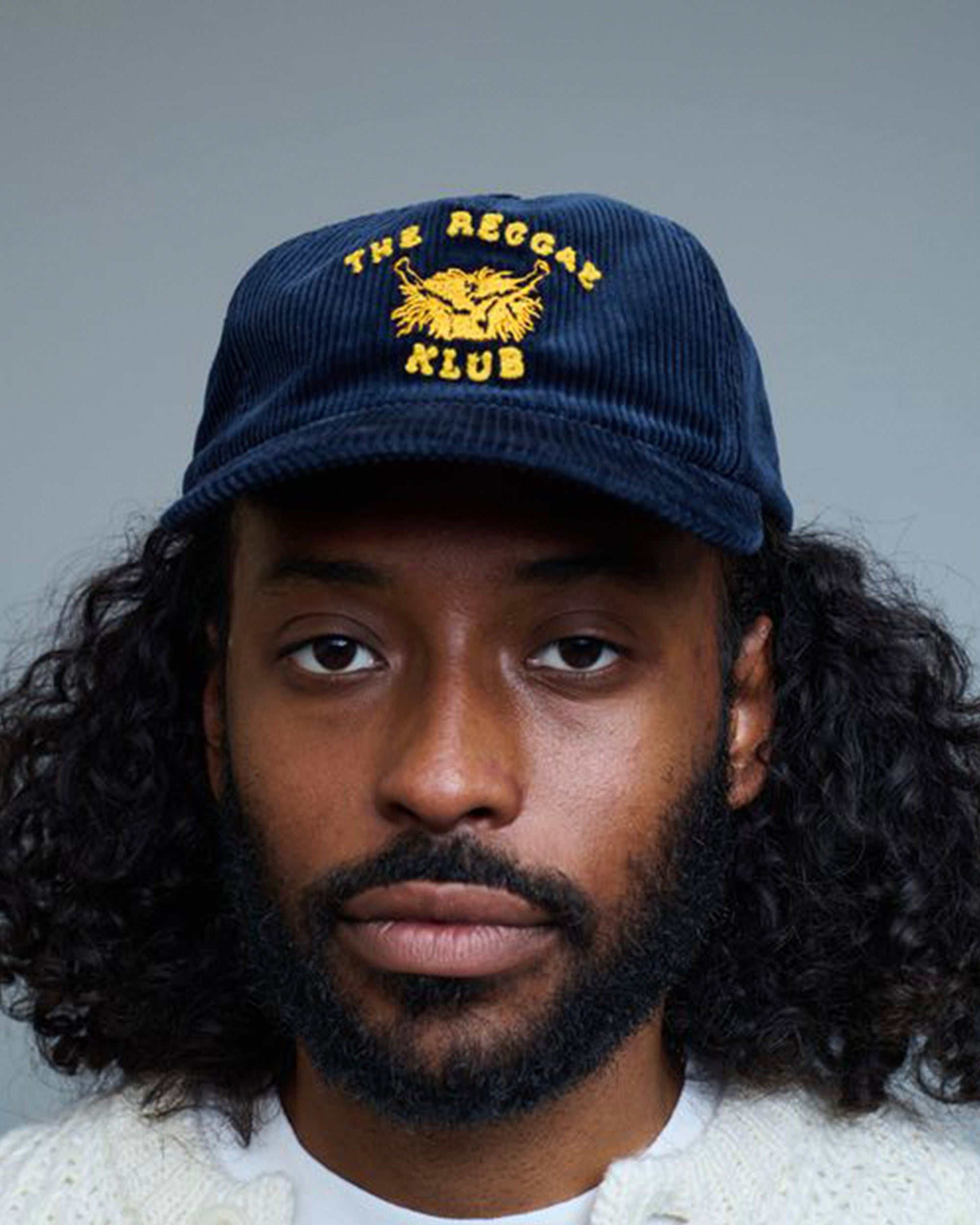Navy Reggae Klub Corduroy Cap