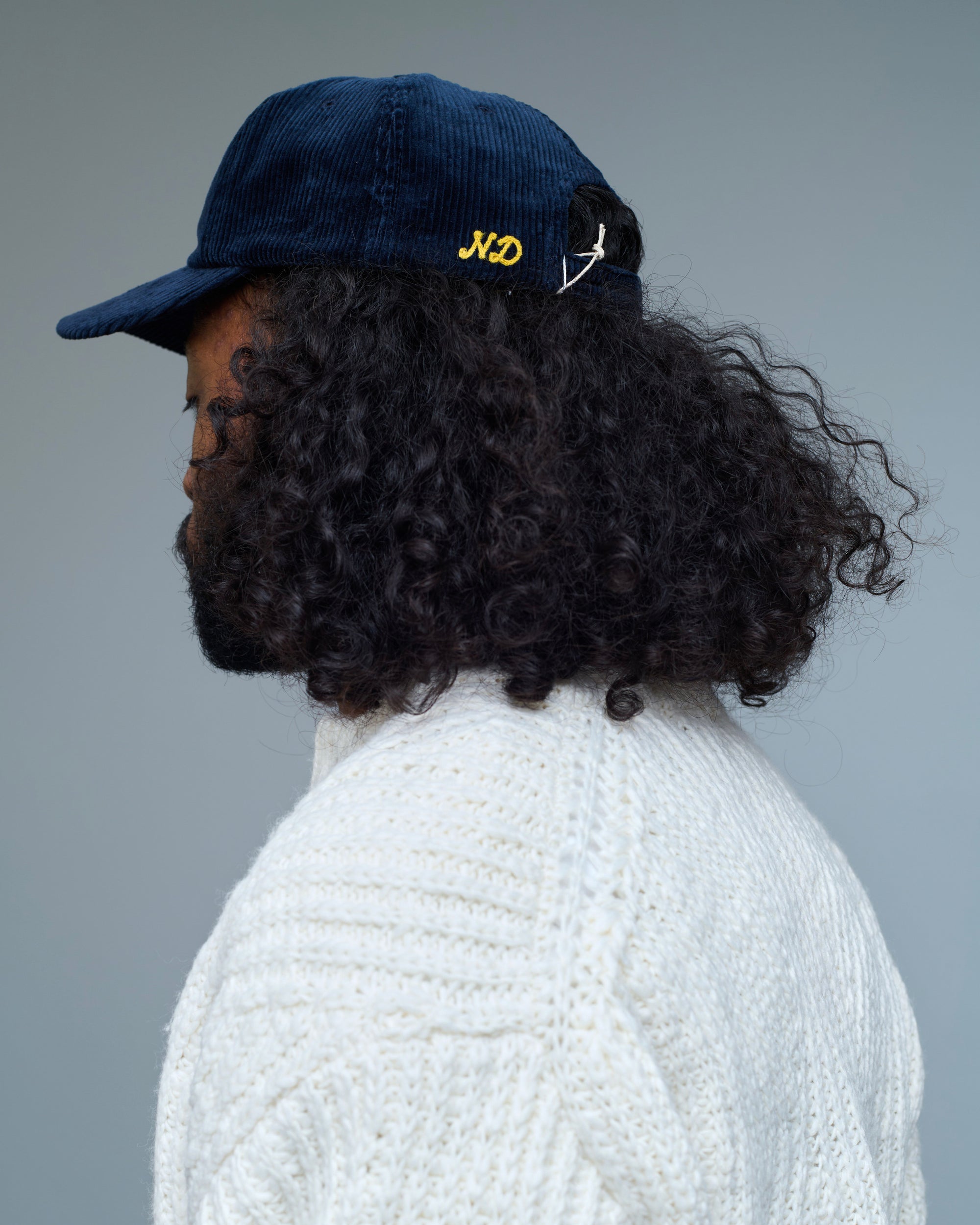 Navy Reggae Klub Corduroy Cap