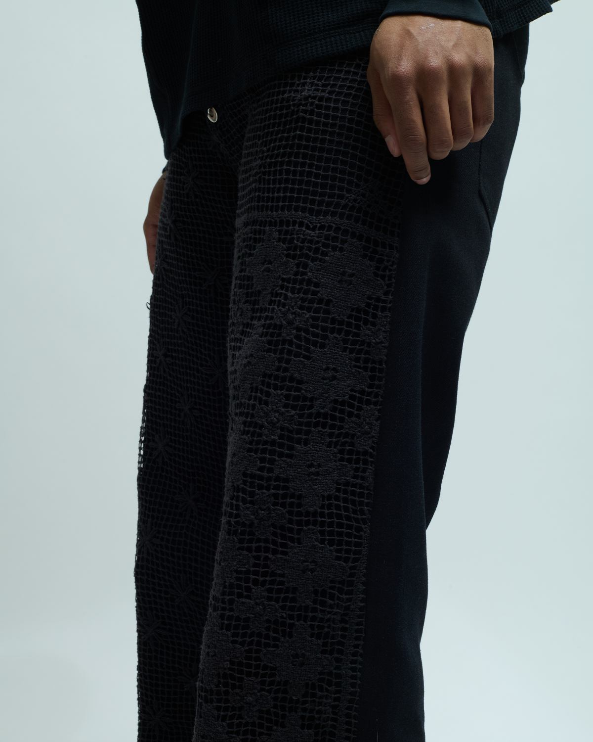 Lace Denim Jeans