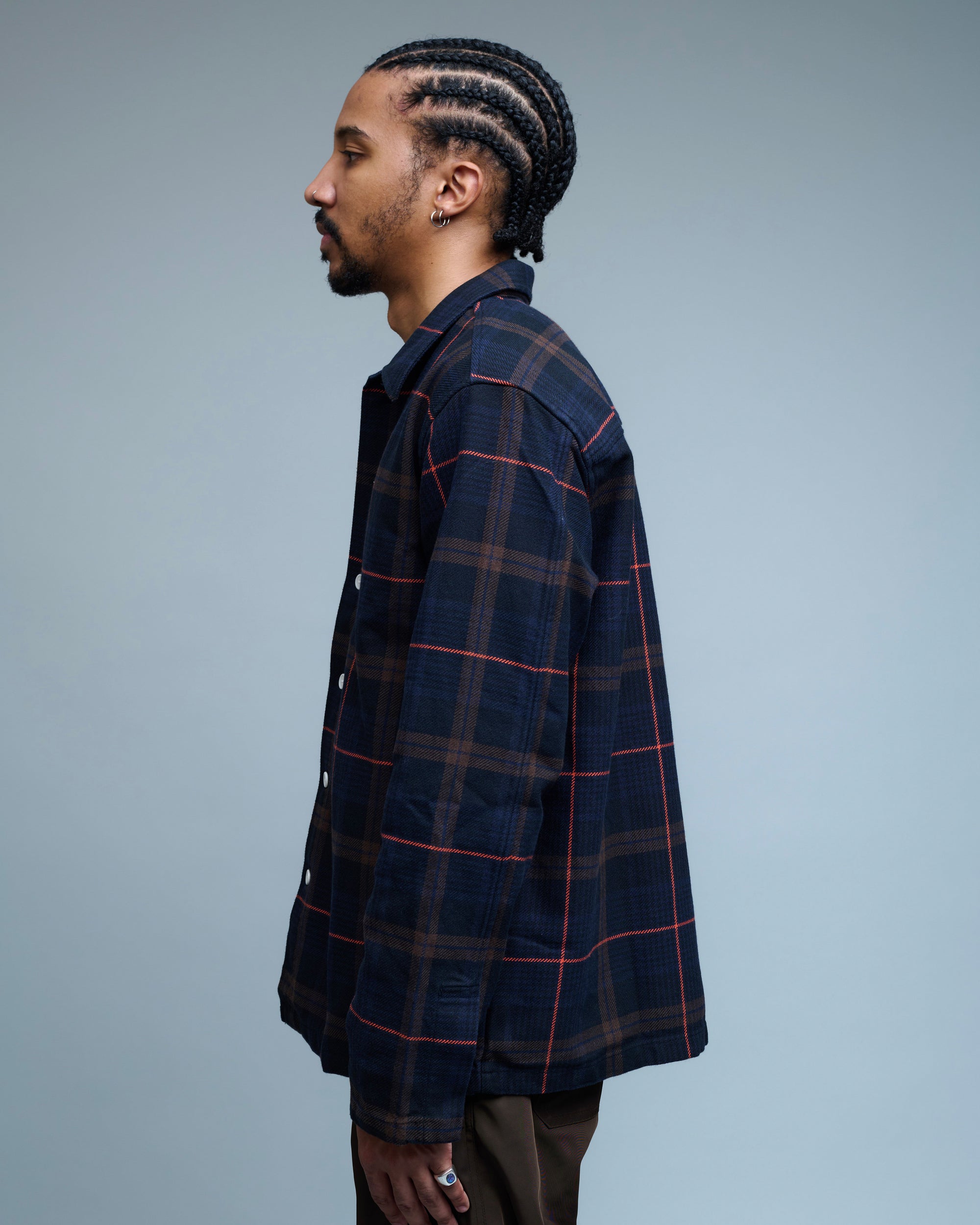 Tyra Big Check Shirt Jacket