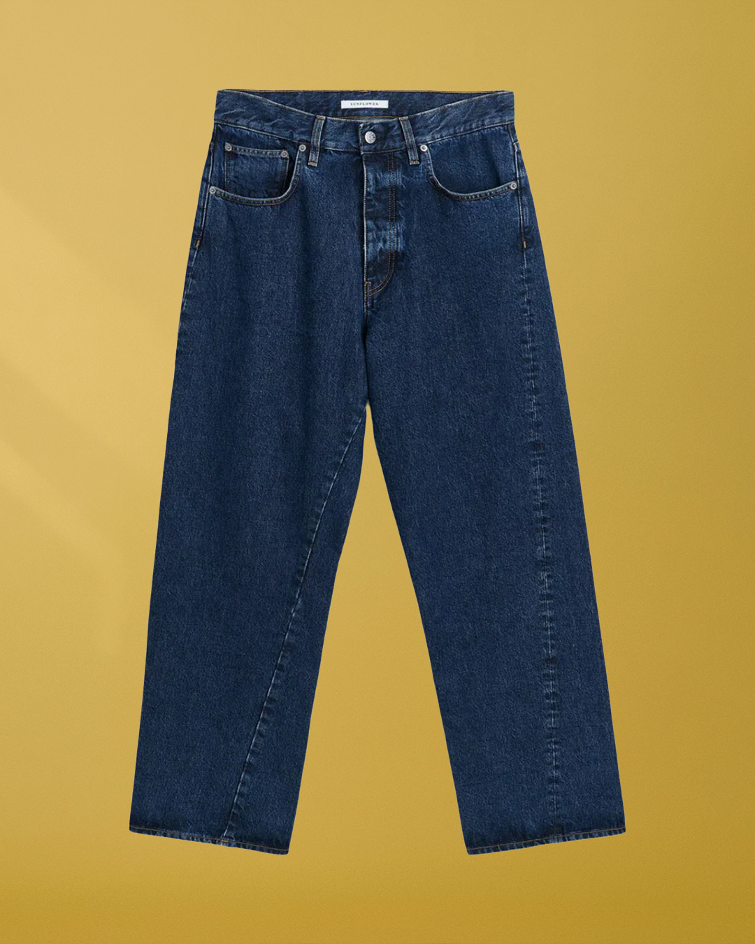 Wide Twist Jeans - Rinse Blue