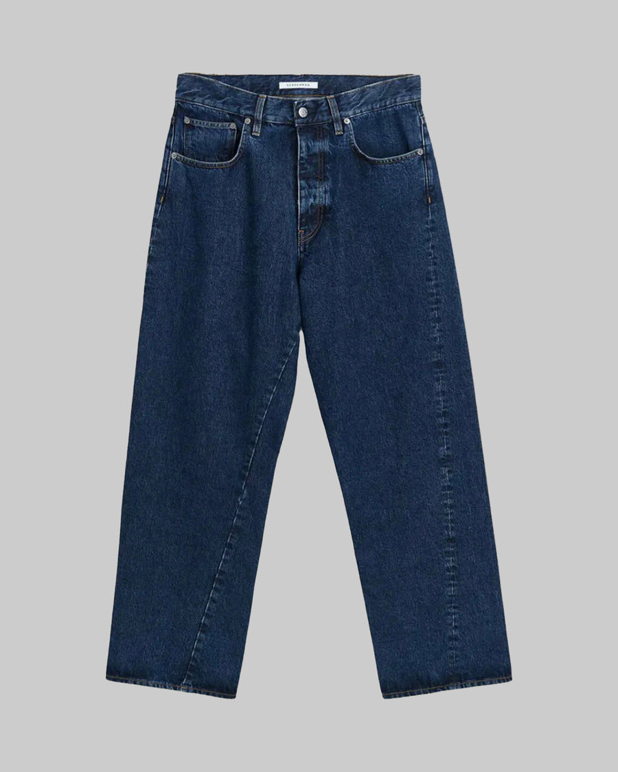 Wide Twist Jeans - Rinse Blue