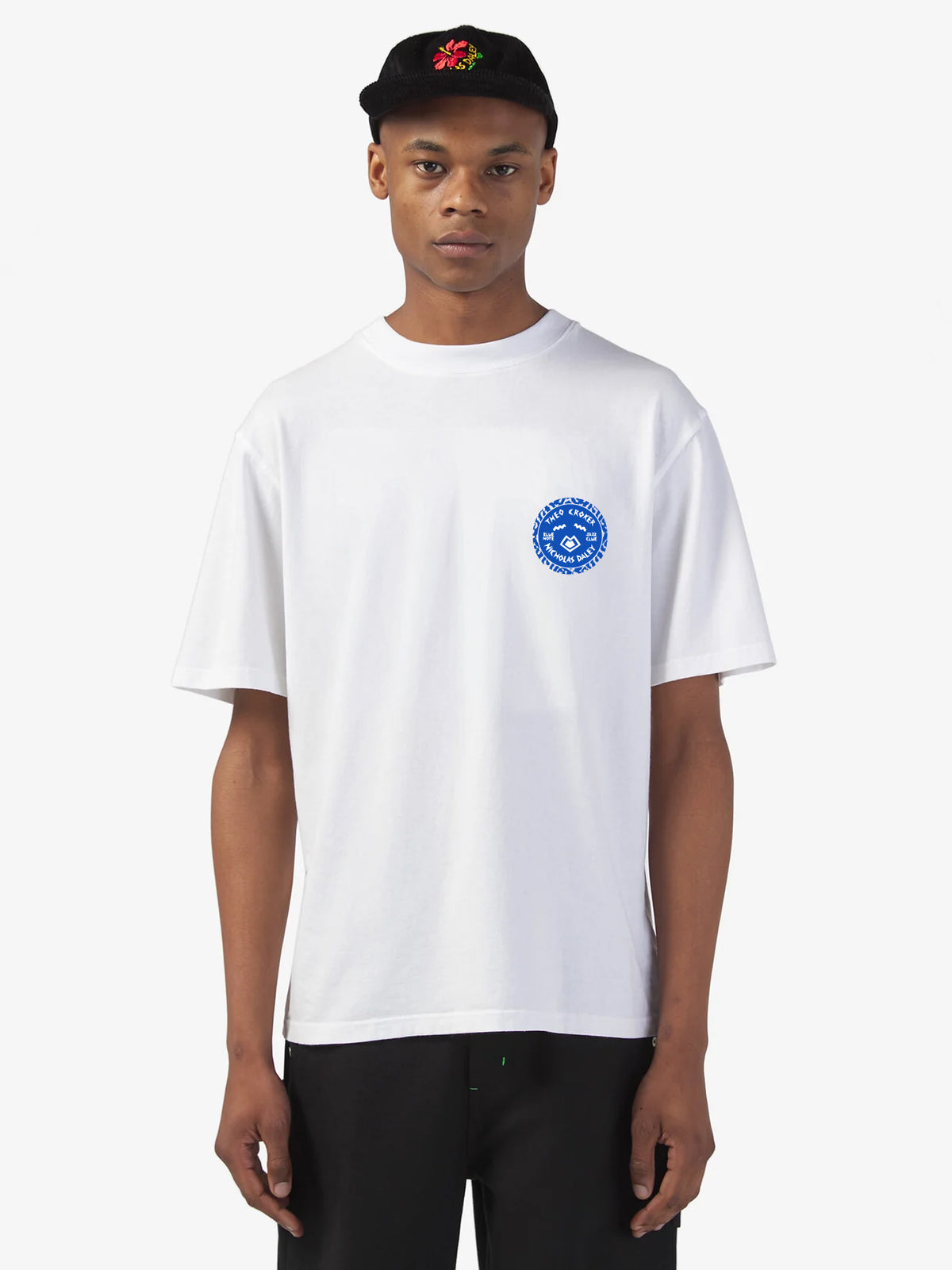 Theo Croker x Nicholas Daley : Blue Note NYC Tee - White